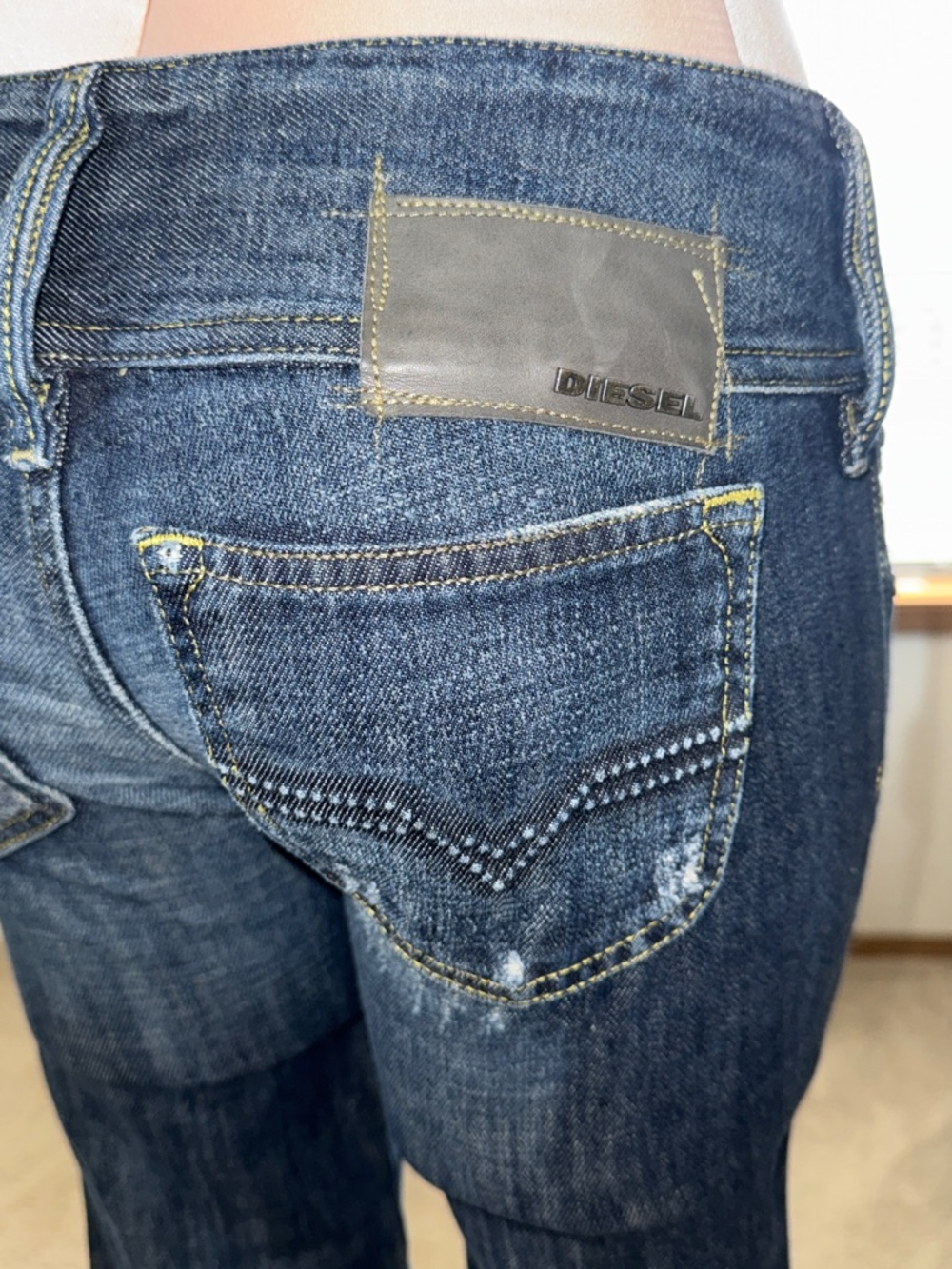 Diesel Dark Blue Women's boot cut Jeans - Picture 3 of 10